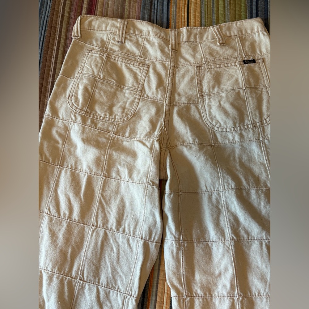 💥MoviNG sALe‼️Off White Patchwork Jeans-The Flick. Sz 32X34-tag is incorrect 😉